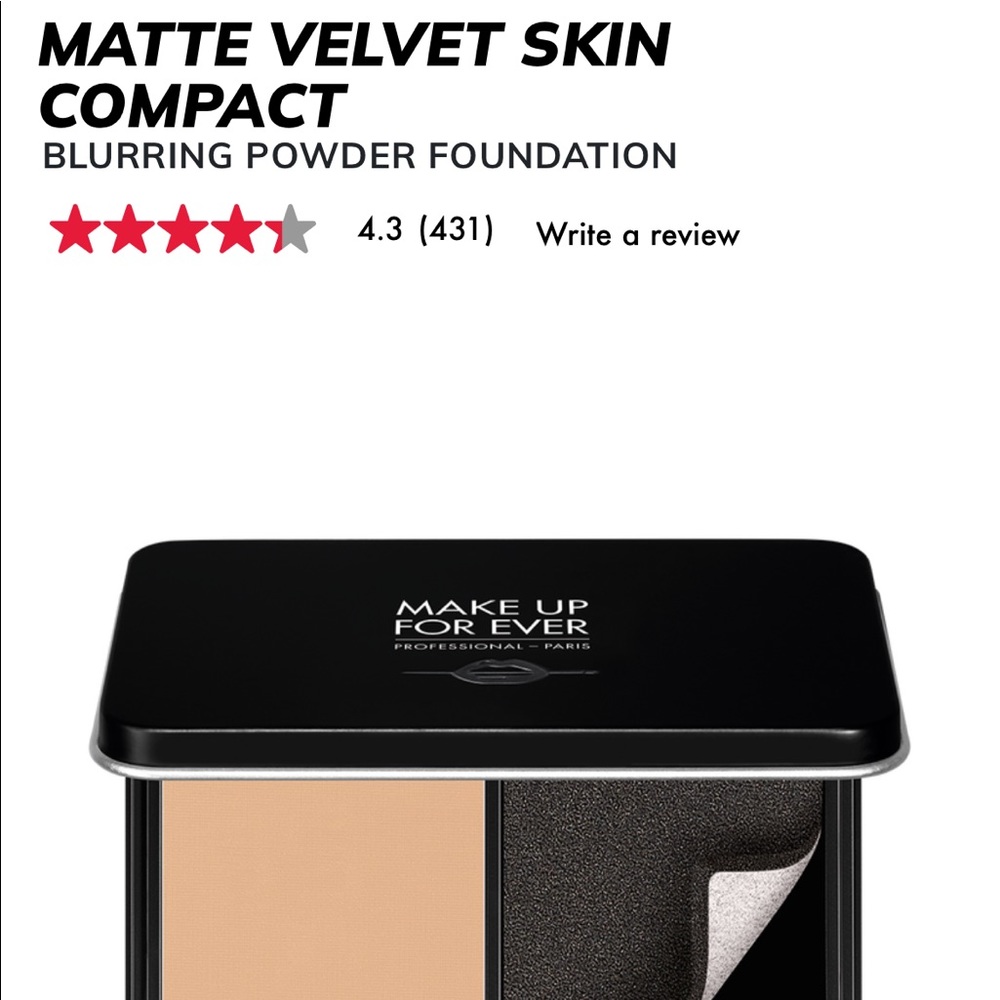 Makeup Forever MATTE VELVET SKIN COMPACT
BLURRING POWDER FOUNDATION